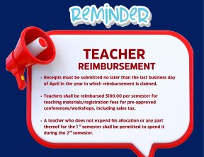 Teacher Reimbursement